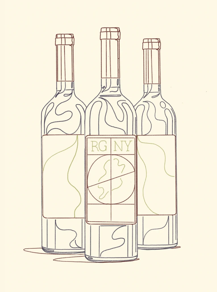 RG|NY wine illustration