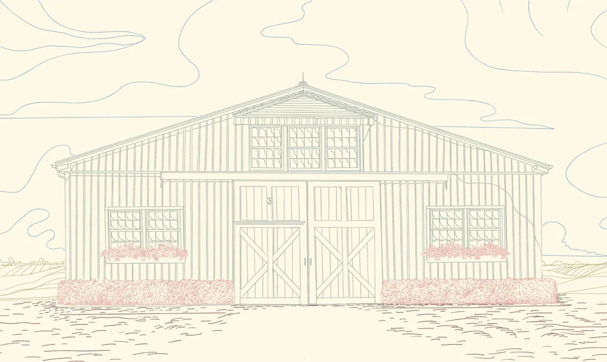 barn drawing RG|NY