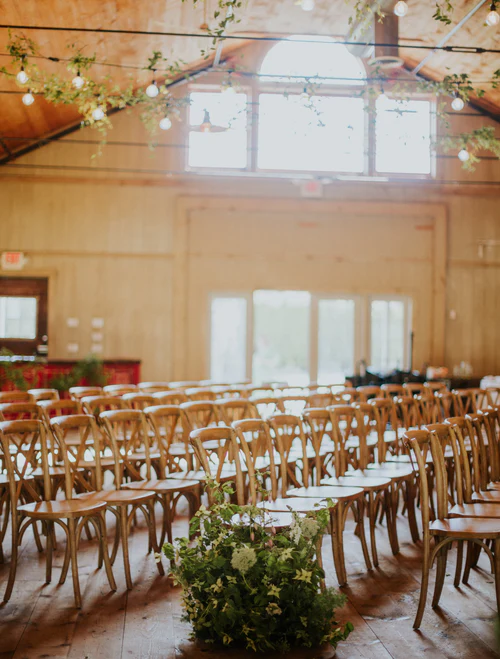 wedding seatings in a barn RG|NY