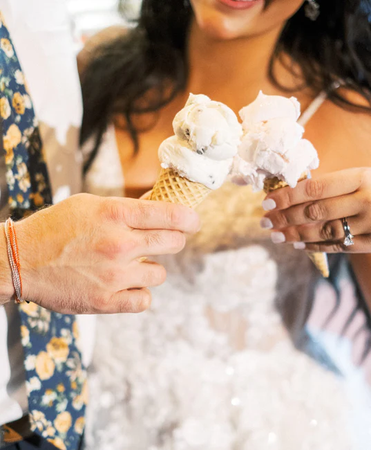 people toasting with ice cream RG|NY