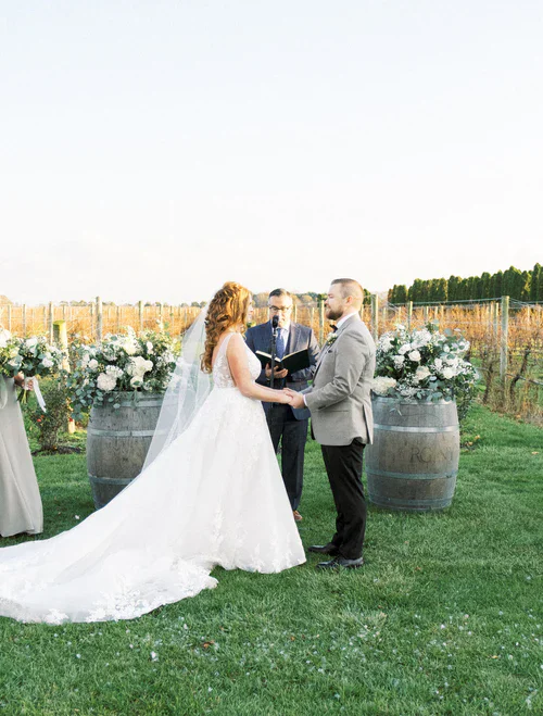 bride and groom wedding ceremony RG|NY