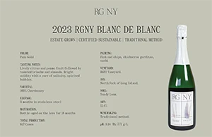 RG Blanc de Blanc full tech sheet