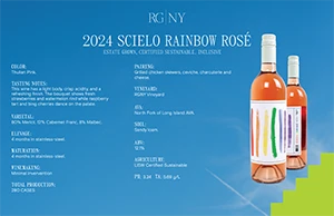 Scielo Rainbow Rosé full tech sheet